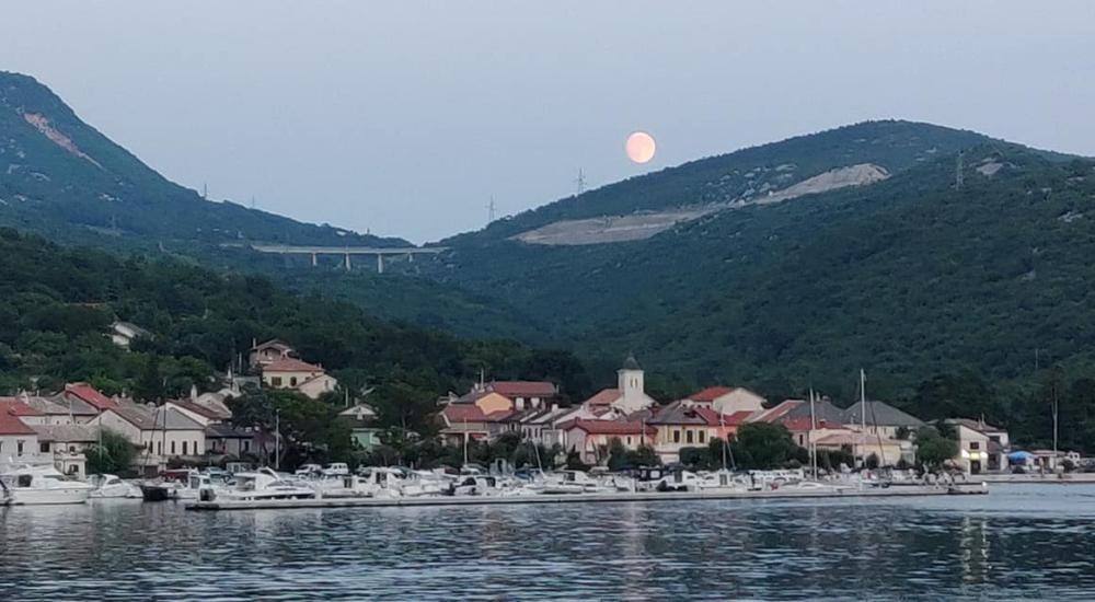 Panoramic boat ride under the Krk bridge